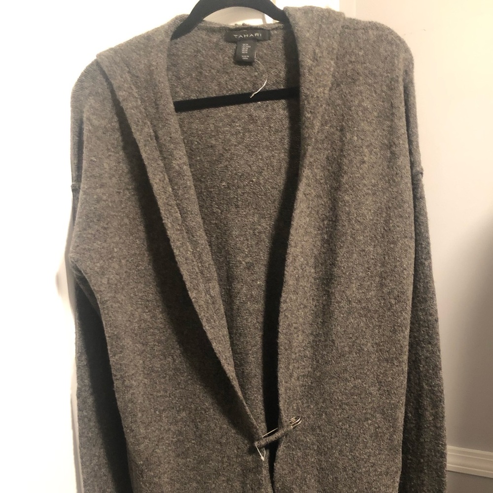 Tahari sweater coat. Size medium